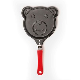 Good & Good- Mini Sartén para Hotcakes en Forma de Osito- Sartén antiadherente de panqueques con forma para niños- Molde para Hotcakes Mini