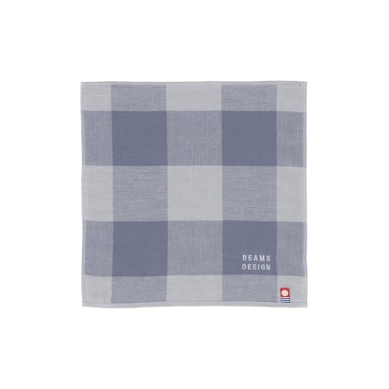 Beams Design 06908002 Men's Towel Handkerchief, Hand Towel, Unisex, Blue