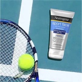 Neutrógena Bloqueador Solar Facial SPF 70 Sport Face  Sport Face Sunscreen SPF 70, Sweat Resistant, 73ml                                              
