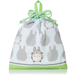 Marushin 1025012500 Cup Drawstring Bag, Small, My Neighbor Totoro, Large Totoro Silhouette