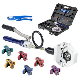IBOSAD Hydraulic Hose Crimper Hydra-Krimp 71500 Manual A/C Hose Crimper Kit Air Conditioning Repair Handheld Hydraulic Hose Crimping Tool,Suit for Narrow Space