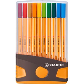 Fineliner - STABILO point 88 - ColorParade - Assorted Colours - 20pcs