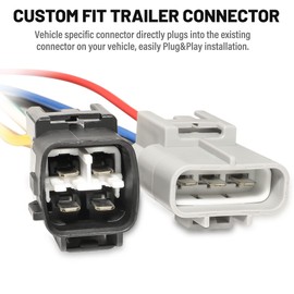 Oyviny Multi-Tow 4 and 7 Way Trailer Wiring Adapter for 2003-2006 Toyota Tundra, Replacement for 43385 Tundra Towing Harness, Factory Tow Package Required