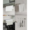 WZKALY Paper Towel Holder, Paper Towel Holder Under Cabinet Wall