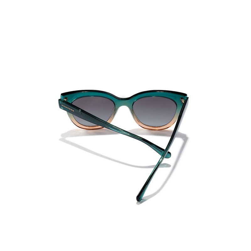 HAWKERS Audrey Sunglasses for Men and Women, Green Champagne