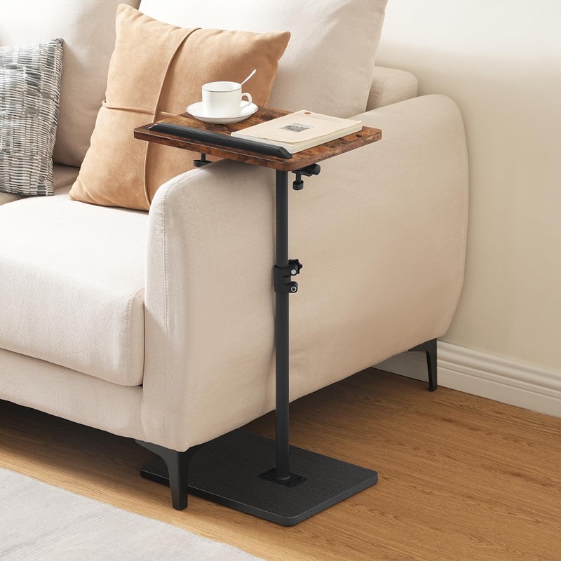 MAHANCRIS TV Tray Table, Sofa Armrest Tray Table for Couch,
