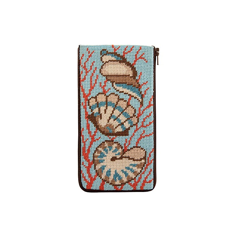 Alice Peterson Stitch & Zip Nautical Needlepoint Kit - Shells