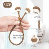 Hangtty Curtain Tiebacks Magnetic Rope Tie Backs Handmade Curtains Holders