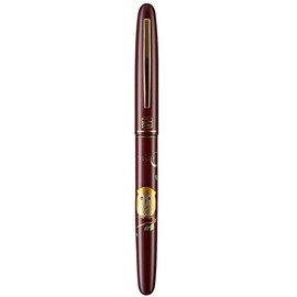 Kuretake DU181-415 Brush Pen, Kuretake Fountain Brush, Sai Monogatari Owl, Red Axis
