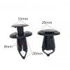 SNS 60PCS 8mm Bumper Clips Retainer Auto Car Plastic Rivets