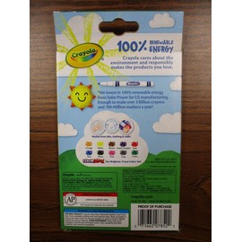 Crayola 10 Pack Ultra Clean Fine Line Washable Markers, 58-7852 Made in U S A