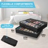 Under Bed Shoe Storage Organizer for Closet, Fits 32 Pairs