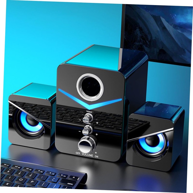 DOITOOL 3pcs Speaker for External Speaker USB Portable Sound Box