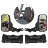 Wsays Side Rear View Mirrors Kit Compatible with Polaris General