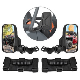 Wsays Side Rear View Mirrors Kit Compatible with Polaris General 1000 General 1000-4 2016-2024