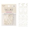 MST-FA39-B Masking Tape with Water-Based Pen, Flake Type, Title, Notebook,