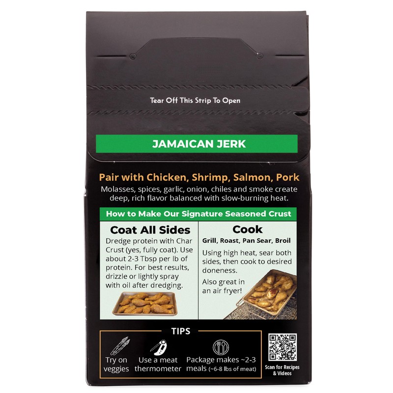 Char Crust Dry-Rub Seasonings Jamaican Jerk | All-in-one seasonings |