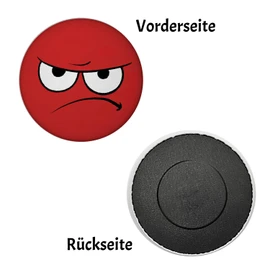 Emotion Anger Magnet Round Perfect for Any Mood Funny Kawaii Face that Twists Your Head, Ideal for Colleagues and Work