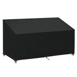 SanGlory Cover for 2 Seater Bench Waterproof Garden Bench Protective Cover Anti-UV Coating
