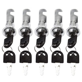 5 Pack Cam Lock Security Mailbox Lock 30 mm with 2 Keys,Cupboard Locks, Cam Lock, Door Lock, Letter Box Lock,Cabinet Lock for Mailbox Drawer Cupboard Cabinet, Each Lock has Different Keys
