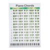 Piano Chord Chart Art Paper Educational Fingering Chart Posters for