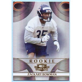 Zackary Bowman 2008 Donruss Threads Rookie #250 - 652/999 - Chicago Bears