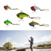 Fishing Jig Spinner, Set of 5 5 g / 7 g / 10 g / 14 g / 20 g Spoon Spinner Bait Fishing Lure Artificial Bait Spin Jigs for Bass Fishing Artificial Bait for Pike Perch Zander Pike Bait for Perch Trout