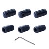 155023 Screw kit,for Moen Kitchen Faucet Replacement kit(6 Psc,Black)