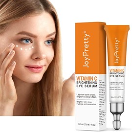 Cremas para ojos con vitamina C, crema debajo de los ojos para ojeras y ojos hinchados, crema para ojos antiarrugas y antienvejecimiento, crema para ojos orgánica para eliminar bolsas de ojos, crema reafirmante para todo tipo de piel