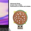 USB 2.0 Flash Drive Hamburger Shape Memory Stick 3D Cartoon