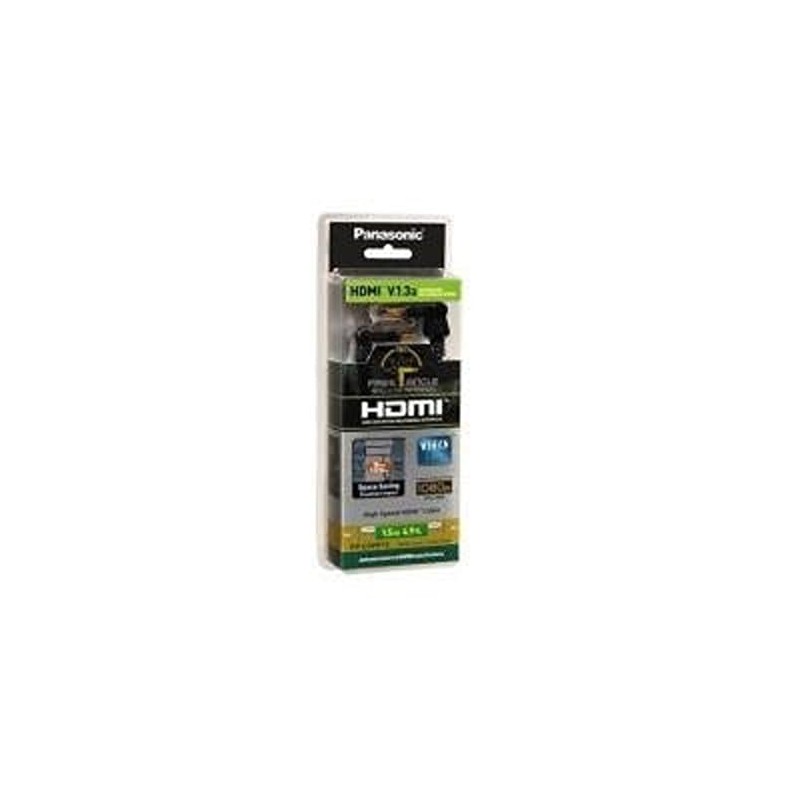 Panasonic RP-CDHF30E-K HDMI 3 Metre Cable With Full 180 Degree`Free