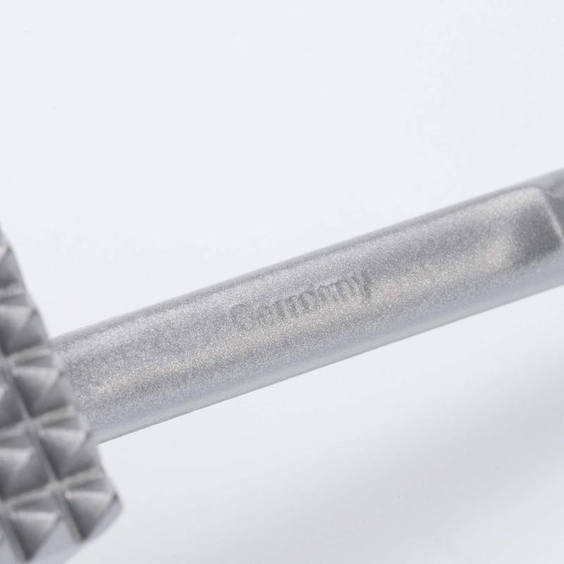 Westmark Fleischhammer, Länge: 21,5 cm, Aluminium, lebensmittelechte Spezialbeschichtung, Robusto, Silber,