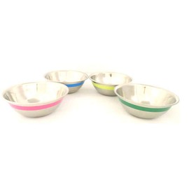 遠藤商事 18 – 8 Stainless Steel Color Line Ball 15 cm Pink abc8809