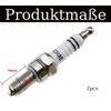 Amazleer 2 x CR8E Spark Plugs for Motorcycle, High Performance