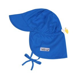 VAENAIT BABY Gorro de natación unisex con protección solar UPF 50+ para recién nacidos, 4T, Azul / Patchwork, 0-6 Meses