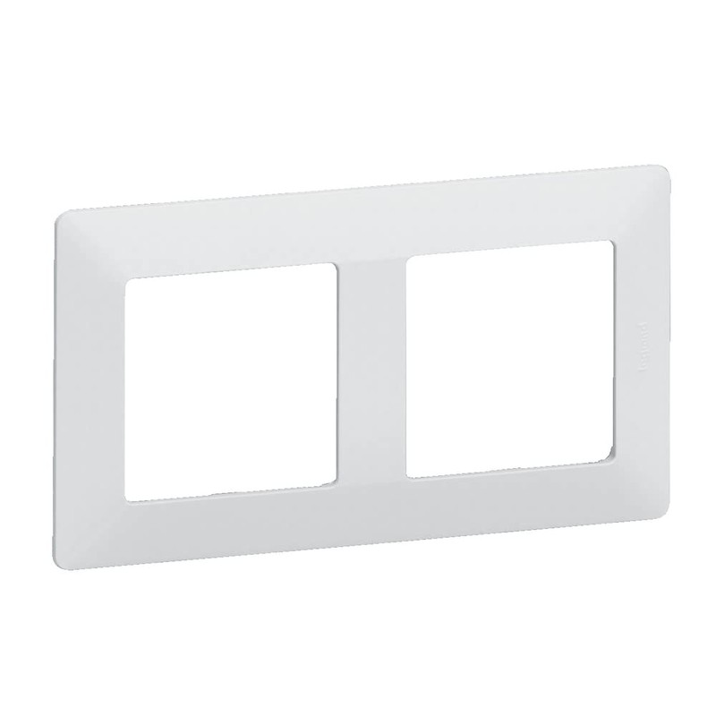 Legrand, Valena Life 2-in-1 Cover Frame, Ultra White, Halogen-Free Thermoplastic