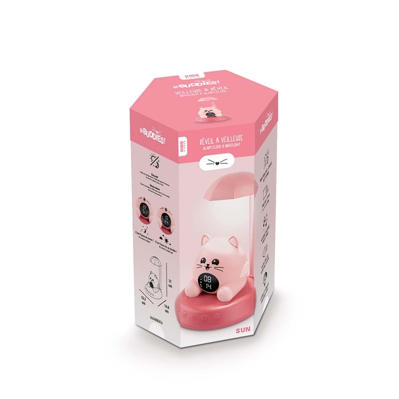 Bigben Street Light Night Light Alarm Clock (Cat)