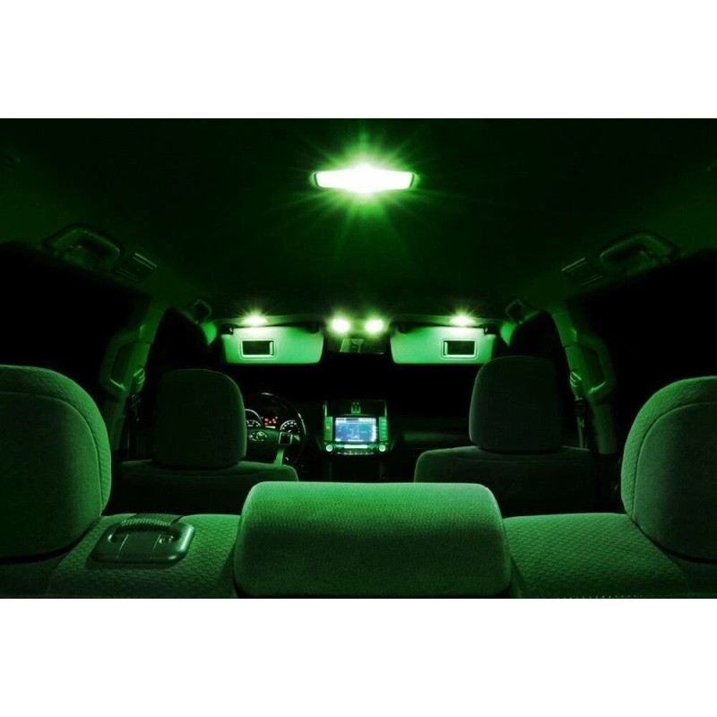 XtremeVision Interior LED for Dodge Challenger 2011-2016 (16 PCS) Green