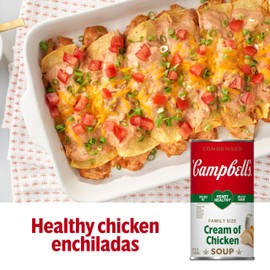 Campbell's Condensed Heart Healthy Cream of Chicken Soup, 22.6 oz Family Size Can