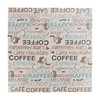 HEKU Café Motif Cocktail Napkins, 3-Ply, 25 x 25 cm,