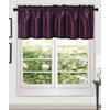 Aiking Home (Pack of 2) Solid Faux Silk Window Valance,