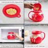 Ecolution Popper Para Microondas Para Hacer Palomitas 1.5 Qt Color