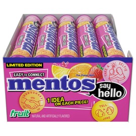 Mentos, Mixed Fruit, 1.32 Ounce (Pack of 15)