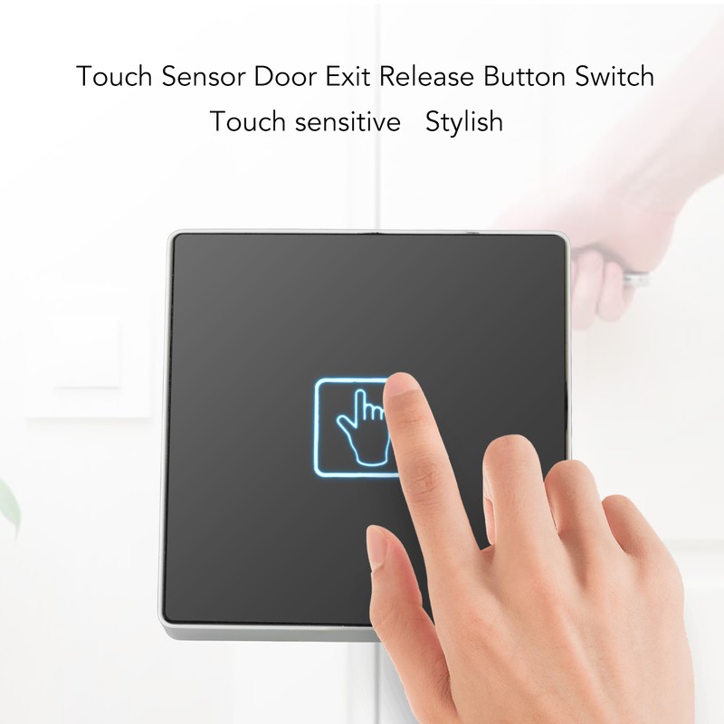 Touch Sensor Door Exit Release Button Switch LED Light Universal