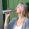 Lurch 240929 Isolierflasche/Thermoflasche für heiße und kalte Getränke aus doppelwandigem,