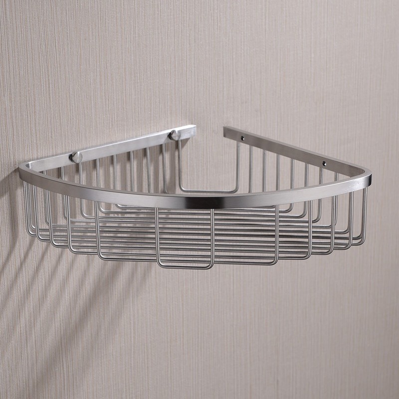 orhemus 304 Stainless Steel Shower Caddy Corner Basket Shelf Bathroom