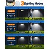 Thumok Magnetic Solar Lights Outdoor, 800LM Motion Sensor Lights, 2