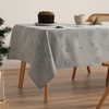 GAMUSI Christmas Tablecloth Jacquard Gold Yarn Dining Table Rectangle Christmas