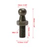 X AUTOHAUX 4 Set 10mm M8x15mm Car Gas Strut Ball