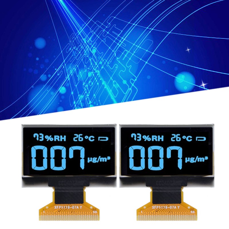 2Pcs Liquid Crystal Display Screen Module Organic Light Emitting Diode